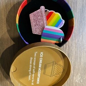 Erstwilder Ice Cream Acceptance collectible brooch